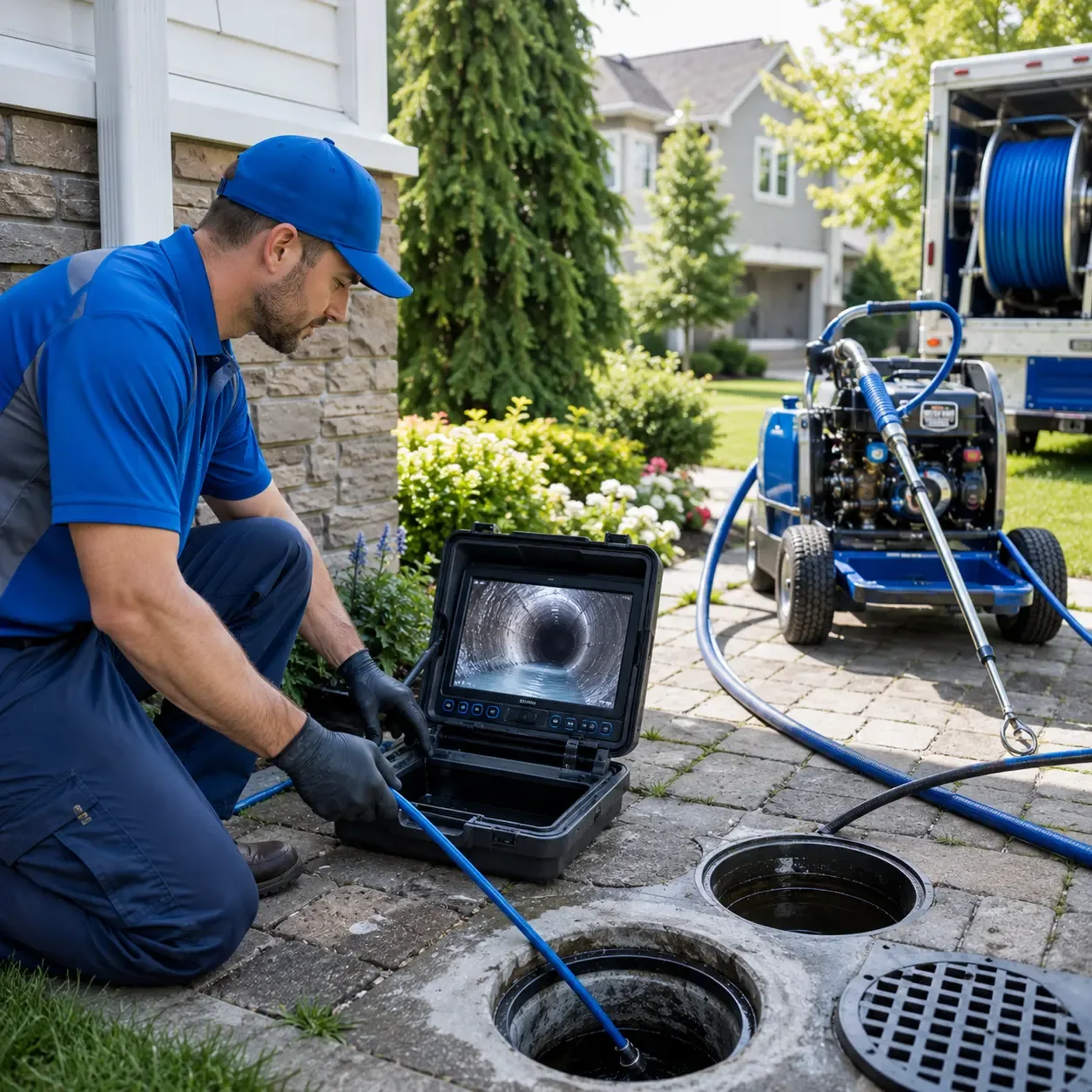 Outdoor drain cleaning professionals serving Wellington, TX
